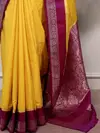 Ynf7900 Mysore Crepe Zari Weaving Work Saree    